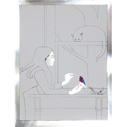 Will Barnet, Fifth Season III, Serigraph on Foil