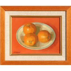 Len Gridley Everett, Still Life of Oranges, Painting