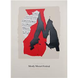 Robert Motherwell, Lincoln Center Mostly Mozart, Lithograph