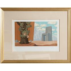 Rene Magritte, Les Claires-Voies, Lithograph