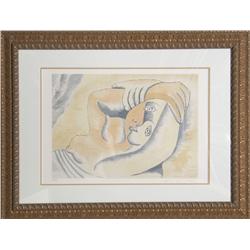 Pablo Picasso, Femme Couchee, Lithograph 