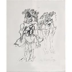 Willem de Kooning, Two Women, Lithograph