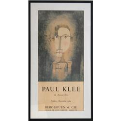 Paul Klee, Aquarelles at Berggruen & Cie, Poster