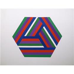 Jules Engel, Op-Art Geometric Painting 