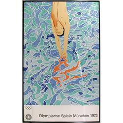 David Hockney, Olympische Spiele Munchen, Poster