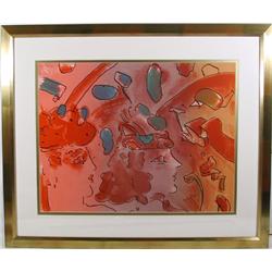 Peter Max, Reflections II, Lithograph