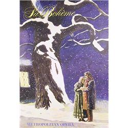 Jamie Wyeth, La Boheme (Metropolitan Opera), Poster 