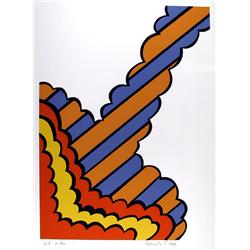 Nicholas Krushenick, North End, Serigraph