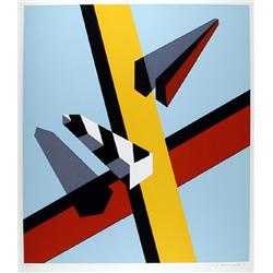 Allan D'Arcangelo, Reflection, Serigraph 
