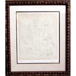 Pablo Picasso, Saltinbanques, Etching