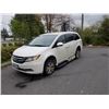 Image 1 : 2015 HONDA ODYSSEY VAN W/ 2 KEY FOBS, EQUIPPED W/ WHEEL CHAIR LIFT AND POWER DOORS, 127700KM - POWER