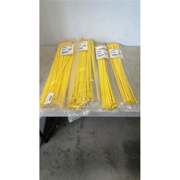 250 NEW TYTON HELLERMAN 21" ZIP TIES