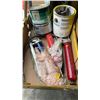 Image 2 : BOX OF GREASE GUNS, CHISEL BITS AND PAINT