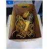 Image 1 : BOX OF TROUBLE LIGHTS, EXTENTION CORD WORK LIGHTS