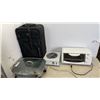 Image 1 : ELECTRIC GRIDDLE WITH LID, TOASTER OVEN AND MORE