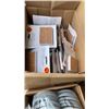 Image 3 : 4 BOXES OF LIGHTBULBS, SHOP VAC BAGS, SELF STICK CORK PADS AND PARTS