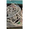 Image 3 : TOTE OF ELECTRICAL CONDUIT, WIRE, ETHERNET CABLE