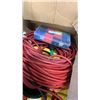 Image 2 : BOX OF EXTENTION CORDS, POWER BAR