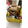 Image 2 : TRAY AND CRATE OF TOOLS