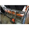 Image 1 : GALVANIZED METAL RACK 54" X 24" AND TRAILER HITCH