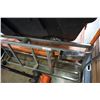 Image 2 : GALVANIZED METAL RACK 54" X 24" AND TRAILER HITCH