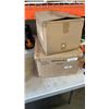 Image 1 : CASE OF 800 NEW METRO RACKING SHELVING SLEEVES AND BOX OF 500 LEVELING FEET