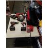 Image 1 : MILWAUKEE CORDLESS TOOL SET, INCLUDES IMPACT GUN, DRILL, BANDSAW, 2 BATTERIES AND CHARGER - TESTED W