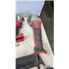 Image 8 : MILWAUKEE CORDLESS TOOL SET, INCLUDES IMPACT GUN, 2 DRILLS, ANGLE GRINDER, SAWZALL 4 BATTERIES AND C