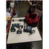 Image 1 : MAKITA CORDLESS TOOL SET, INCLUDES DRILL, DRYWALL GUN, WORK LIGHT, 3 BATTERIES AND CHARGER - TESTED 
