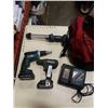 Image 2 : MAKITA CORDLESS TOOL SET, INCLUDES DRILL, DRYWALL GUN, WORK LIGHT, 3 BATTERIES AND CHARGER - TESTED 