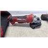 Image 2 : MILWAUKEE M18 CORDLESS TOOL SET, INCLUDES IMPACT GUN, DRILL, ANGLE GRINDER, FLASHLIGHT, 2 BATTERIES 