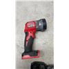 Image 8 : MILWAUKEE M18 CORDLESS TOOL SET, INCLUDES IMPACT GUN, DRILL, ANGLE GRINDER, FLASHLIGHT, 2 BATTERIES 