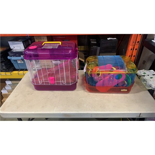 2 SMALL PET MAZE CAGES