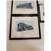 Image 2 : 3 FRAMED TRAIN PRINTS