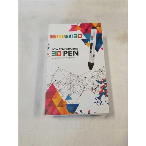 NEW INVENTABOT 3D LOW TEMPERATURE 3D PEN