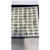 Image 3 : TRAY OF 100 NEW RINGS