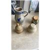 Image 2 : HAND PAINTED DISHES, POTTERY JUGS AND CONTAINERS AND SERVING DISHES