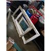 Image 1 : FRAMED PRINT AND 2 LARGE PICTURE FRAMES