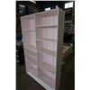 Image 2 : WHITE BOOKSHELF - 74 1/2 INCH TALL 46 WIDE