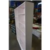 Image 3 : WHITE BOOKSHELF - 74 1/2 INCH TALL 46 WIDE