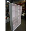 Image 8 : WHITE BOOKSHELF - 74 1/2 INCH TALL 46 WIDE