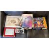 Image 1 : BOX OF PHOTOGRAPHY SUPPLIES AND ETCH A SKETCH AND MORE