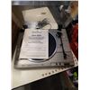 Image 2 : BAYCREST PLUS SEMI AUTOMATIC BELT DRIVE TURNTABLE AND BOX OF RECORDS