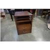 Image 2 : MODERN 2 DRAWER SIDE TABLE