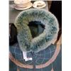 Image 3 : LINDA LUNDSTROM GREEN WOOL PARKA  SIZE MEDIUM