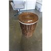 Image 1 : WICKER 24" TALL HAMPER WITH LID