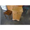 Image 1 : MAPLE NIGHTSTAND AND 2 ENDTABLES