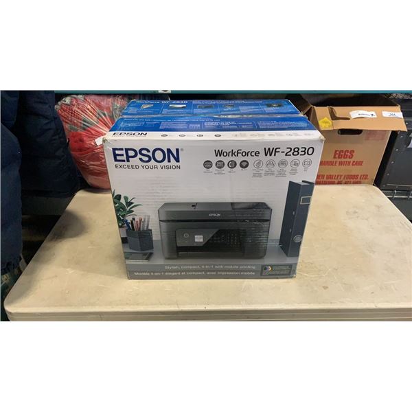 EPSON WORKFORCE WF-2830 ALL IN ONE PRINTER - TESTED WORKING