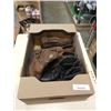 Image 1 : BOX OF LEATHER SHOES AND BOOTS, HARLEY DAVIDSON BOOTS