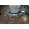 Image 2 : METAL BASE GLASS TOP HALL TABLE